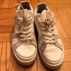 On Running THE ROGER Clubhouse Sneakers – White/Grey - Men’s 12